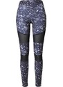 Urban Classics Leggings fekete / fehér