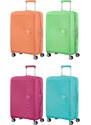 American Tourister SOUNDBOX 2020 bővíthető négykerekű közepes bőrönd 32G*002