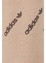 adidas Originals nadrág HM4871 bézs, női, nyomott mintás