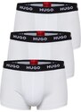 HUGO Boxeralsók piros / fekete / fehér