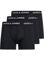 JACK & JONES Boxeralsók fekete / fehér