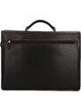 Férfi bőr aktatáska Katana Monaco - sötétbarna