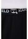 Karl Lagerfeld pizsama fekete, férfi, nyomott mintás