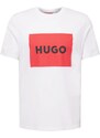 HUGO Póló 'Dulive222' piros / fekete / fehér