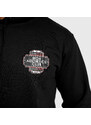 Fitness pulóver cipzár nélkül Iron Aesthetics Badge, fekete