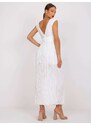 NUMERO Fehér nyári maxiruha Ewelina alsószoknyával -NU-SK-311-1.63P-white