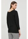 Guess pulóver ADELE könnyű, női, fekete, W2YR34 Z2V62