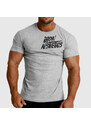 Férfi fitness póló Iron Aesthetics Splash, szürke