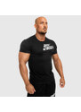 Férfi fitness póló Iron Aesthetics Splash, fekete