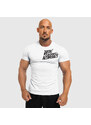 Férfi fitness póló Iron Aesthetics Splash, fehér