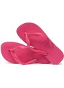 Havaianas flip-flop Top rózsaszín, női, lapos talpú