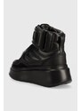 Karl Lagerfeld bőr sportcipő ANAKAPRI fekete, KL63555