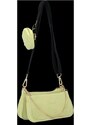 Bőr táska univerzális Vittoria Gotti lime B40