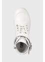 Karl Lagerfeld bakancs Trekka Ii fehér, női, platformos