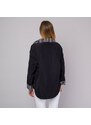 Willsoor Női dzseki fekete színben kontrasztos elemekkel 14133