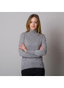 Willsoor Női szürke pulóver, garbó 13390