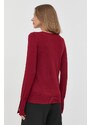 Guess pulóver GENA könnyű, női, bordó, W2YR31 Z2V62
