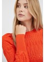 Desigual pulóver könnyű, női, narancssárga