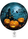 Halloween Sensations papírtányér 8 db-os 23 cm FSC