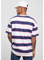 Férfi póló rövid ujjú // Starter Logo Striped Tee white/blue