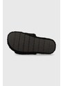Polo Ralph Lauren papucs Black Chunky Sherpa fekete, SLF6230CRL
