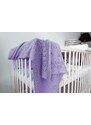 Gyermek műszálas takaró, baby nellys takaró , 90 x 90 cm - egyedi mintás - halvány lila