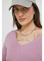 Abercrombie & Fitch pulóver könnyű, női, lila