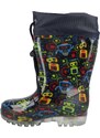 BECK Gumicsizmák sötétkék / sárga / zöld / piros