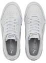 PUMA Rövid szárú sportcipők ezüst / fehér