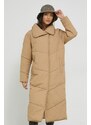 Vila rövid kabát női, bézs, átmeneti, oversize