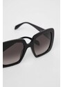 Alexander McQueen napszemüveg AM0378S fekete, női