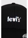 Levi's baseball sapka fekete, nyomott mintás