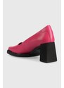 Vagabond Shoemakers bőr flip-flop EDWINA rózsaszín, magassarkú, 5310.101.46