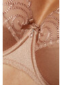 Gorteks Onyx hímzett melltartó bézs színben