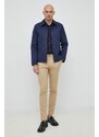 Calvin Klein Jeans ing férfi, galléros, sötétkék, slim