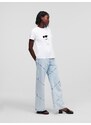 Karl Lagerfeld Póló 'Ikonik 2.0' krém / fekete / piszkosfehér / természetes fehér