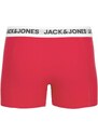JACK & JONES Boxeralsók piros / fekete / fehér