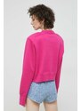Rotate pulóver kasmír keverékből rózsaszín