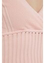 Guess pulóver könnyű, női, rózsaszín, W3GR17 Z2U00