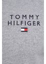 Tommy Hilfiger kapucnis pulcsi otthoni viseletre szürke, nyomott mintás, kapucnis