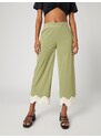 Katy Perry exclusive for ABOUT YOU Nadrág 'Nora' bézs / zöld