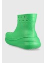 Crocs gumicsizma Classic Crush Rain Boot zöld, női, 207946