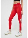 adidas Performance edzős legging Glam piros, női, nyomott mintás