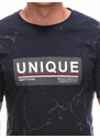 EDOTI Men's t-shirt S1793 - navy