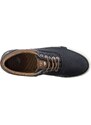 MUSTANG Rövid szárú sportcipők barna / fekete / fehér