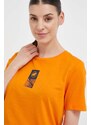 Mammut sportos póló Core Emblem narancssárga