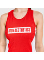 Női funkcionális atléta Iron Aesthetics Contrast, red/white