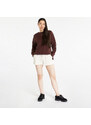 Női kapucnis pulóver Nike Sportswear Modern Fleece Women's Oversized French Terry Crewneck Sweatshirt Earth/ Plum Eclipse