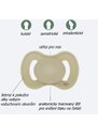 Cumi, ortodontikus szilikon cumi, 2db, Lullaby Planet, 6+, rózsaszín/liliom