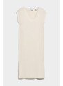 RUHA GANT D1. DETAIL SLIT JERSEY DRESS fehér XS
